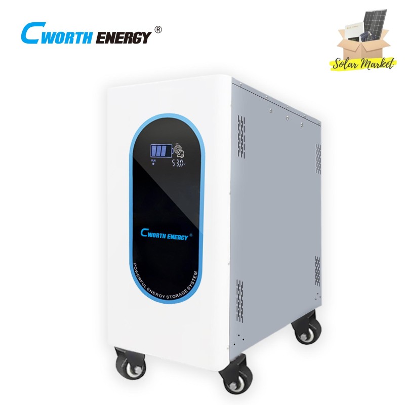 Cworth Energy LBF-48300C 15 KWH Deep Cycle Lithium Battery - 8 Years Warranty