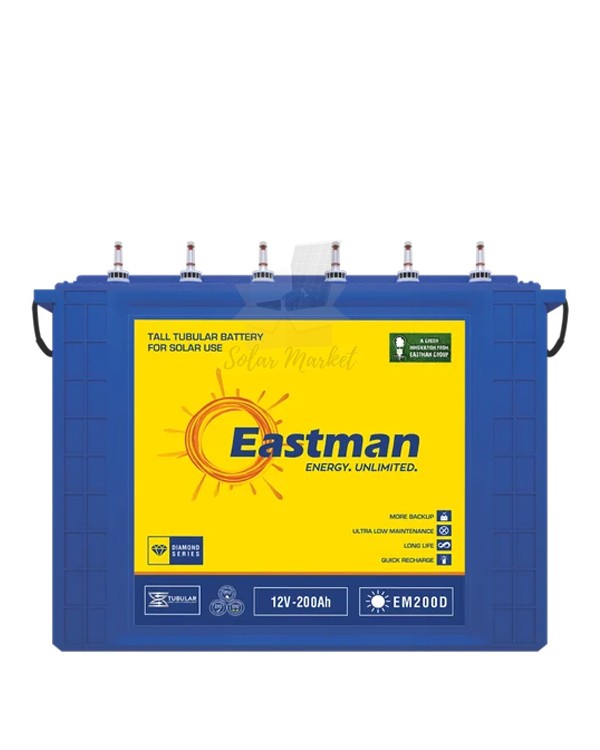 Eastman 300Ah 12V Tubular Battery - High Capacity & Reliable Power for Solar Applications Uganda