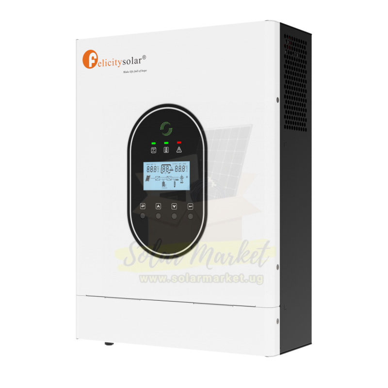 Felicity IVCM2024 LV 2kW Hybrid Inverter, 105V, Supports up to 1.6kW PV Input, For Small home backup, Solar power, 24V