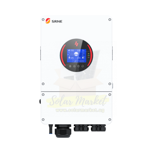 SRNE 6kW Hybrid Inverter for Home and Small Business Backup Dual MPPT 48V 230VAC Output Parallel up to 6 Units IP65 (AEP4860S135-H)
