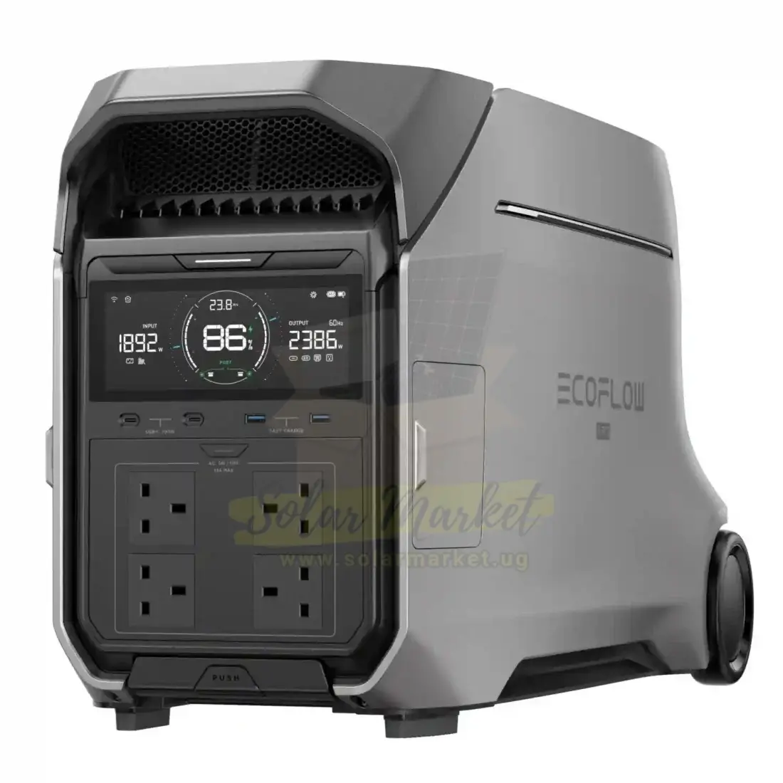 Ecoflow DELTA Pro 3 4kWh Portable Power Station for Home Backup and Outdoor Use EV-Grade LFP Battery 4000W AC Output Dual 120V/240V Expandable to 48kWh 5-Year Warranty