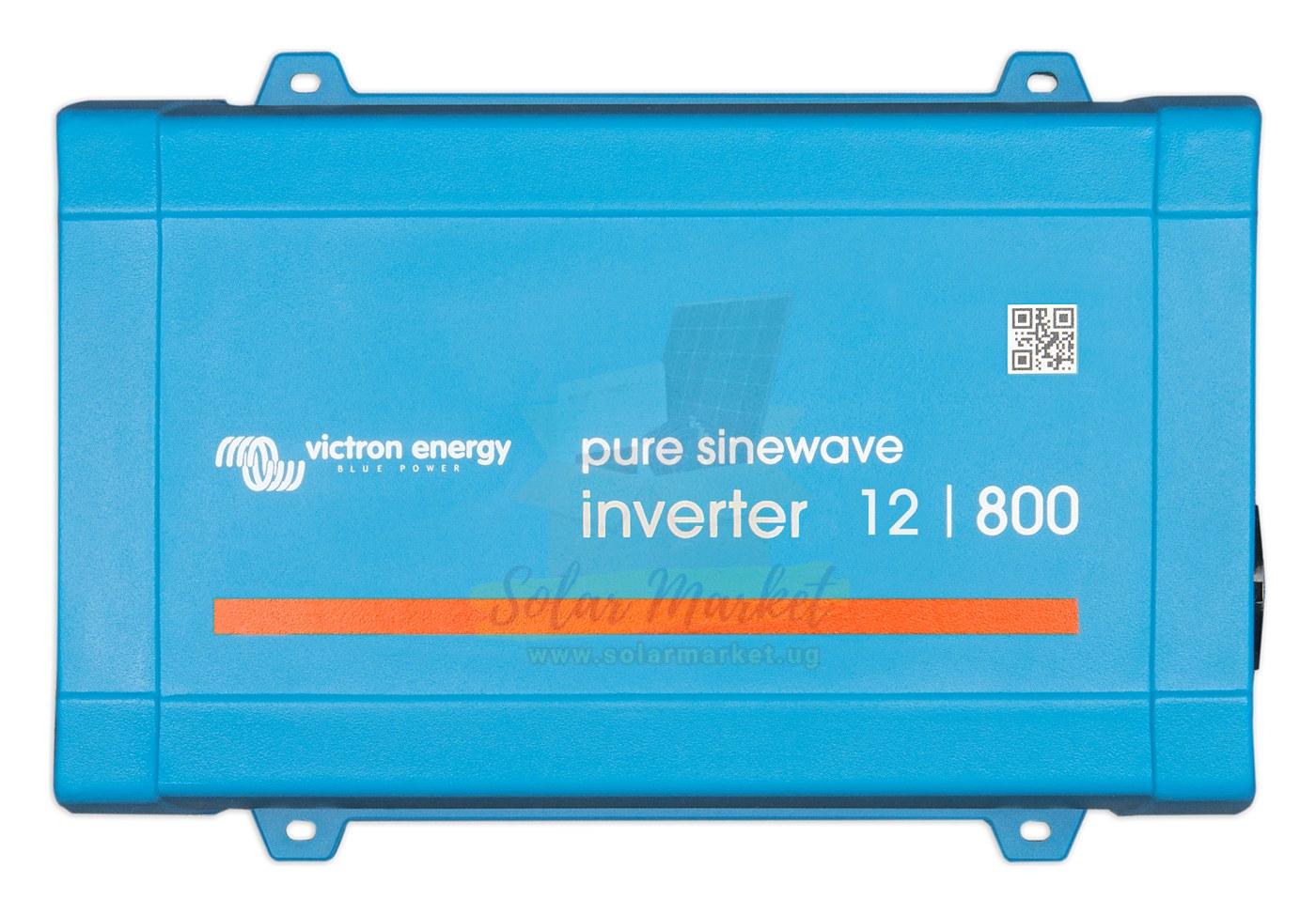 Victron Phoenix Inverter 12/800 VE.Direct 800VA 650W 12V Pure Sine Wave Inverter for Home and Small Business Backup, 230V AC