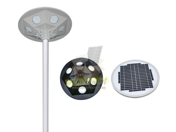 30W Integrated All in One Solar Garden Light | UFO Series with 360� Lighting in Uganda