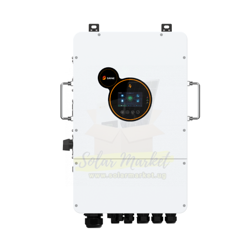 SRNE 12kW Hybrid Inverter for Home and Small Business Backup 48V 230/400VAC Three-Phase Dual MPPT 200-650VDC 260A Hybrid Charging Expandable to 6 Units IP65 5-Year Warranty (HESP48120H3)