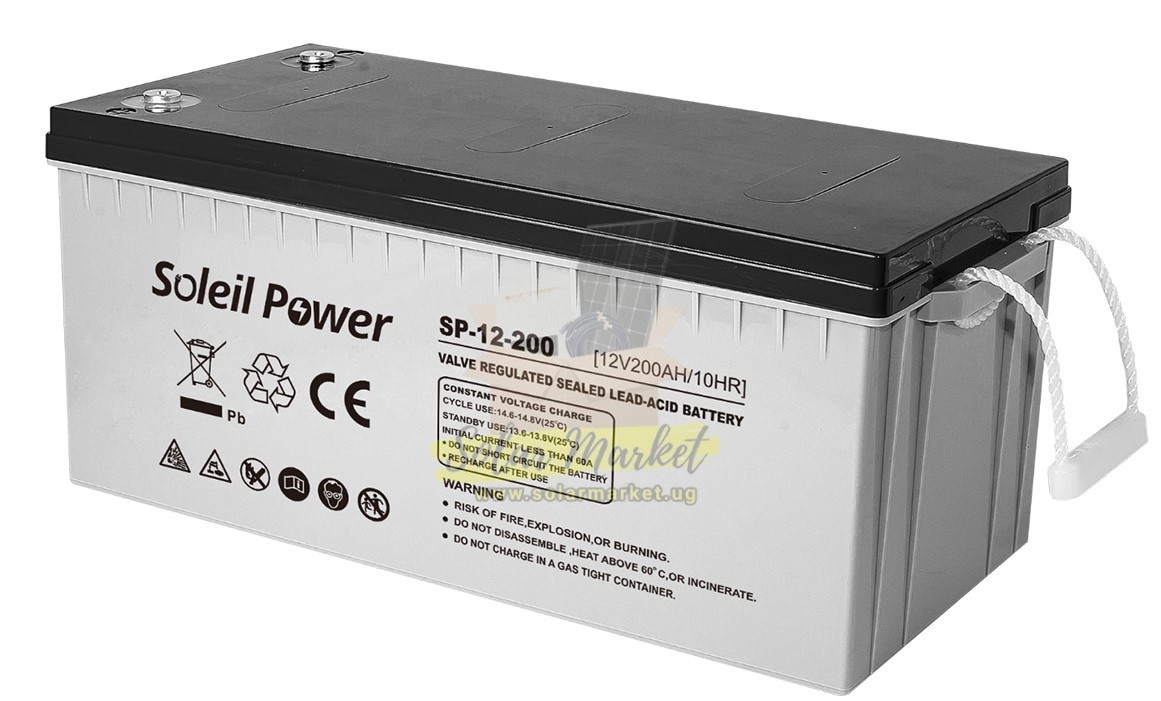 200AH 12V Soleil Power Solar Battery