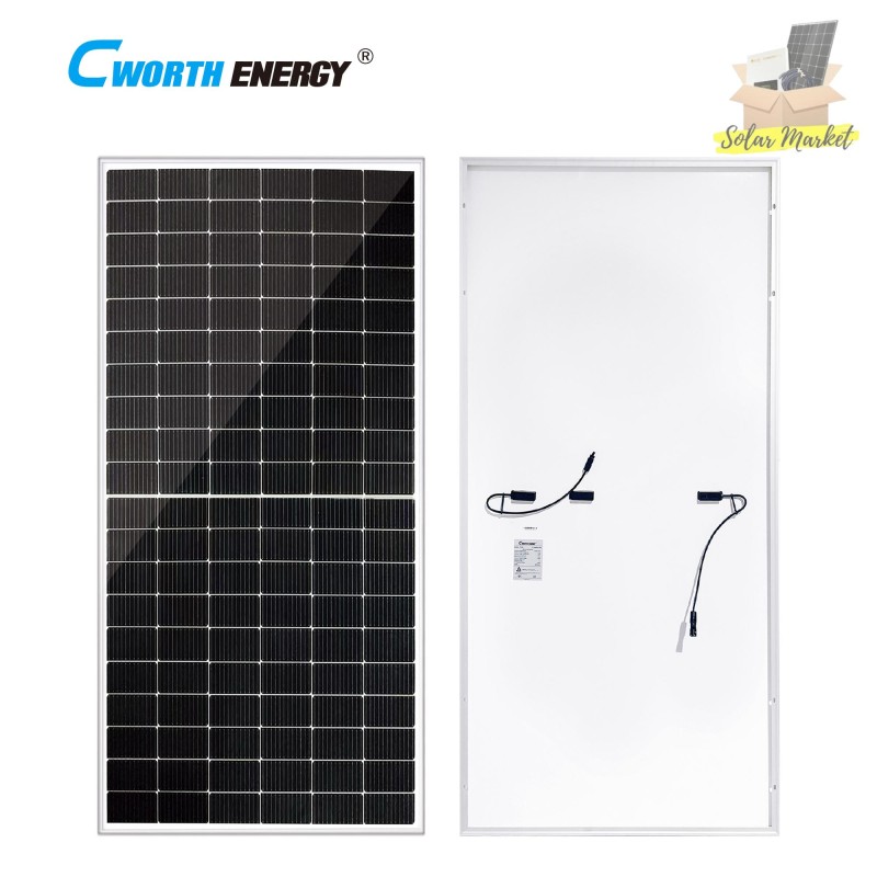 Cworth Mono 48V 500W Solar Panel (12-Year Warranty)