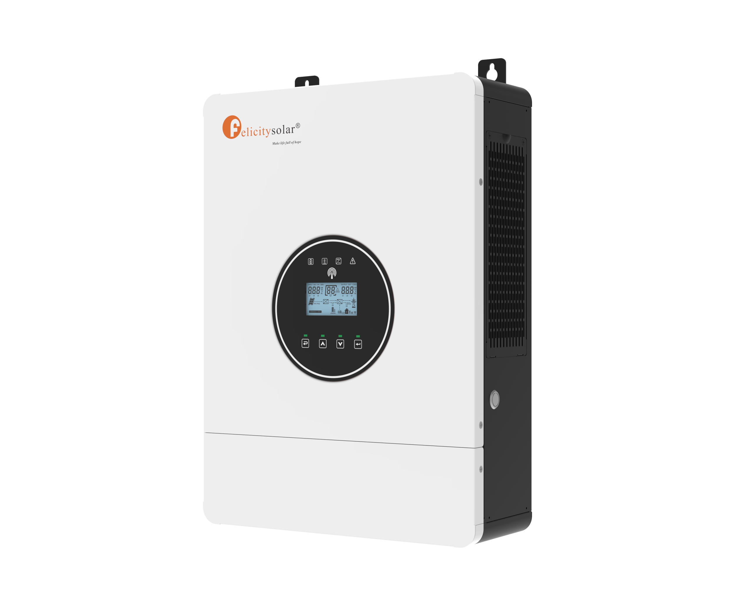 Felicity IVEM4024-II Hybrid Inverter 4kVA 24V, 500V PV, 1 MPPT, Pure Sine Wave, Built-in WiFi, CAN/RS485, for Residential Solar and Small Commercial Solar