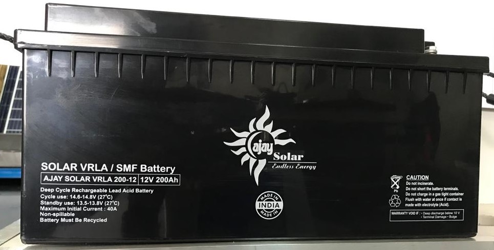 Ajay 200Ah 12V Sealed Maintenance-Free Solar Battery