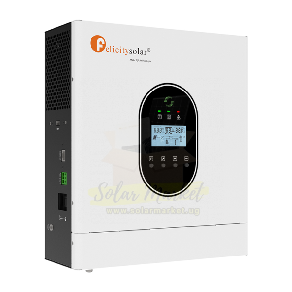 Felicity 2kVA 2000W Hybrid Inverter for Home and Small Business Backup 900W PV Input 30-120V MPPT High Frequency (IVCM2024PRO)