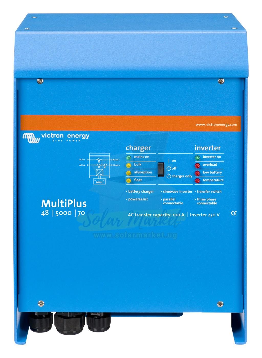 Victron 24/5000/120 Inverter Charger 24V Three Phase for Residential solar, Commercial solar, Telecommunications