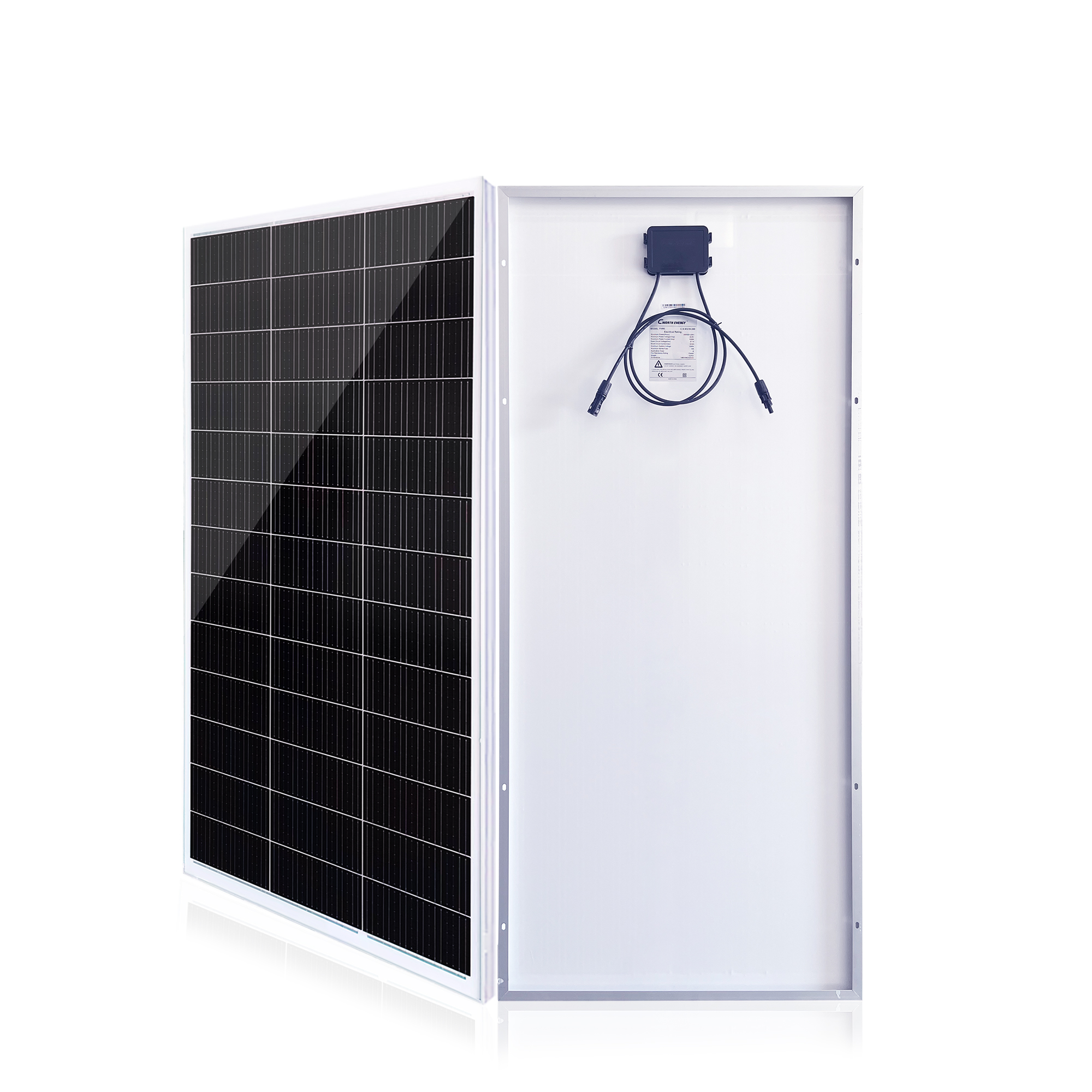 Cworth CE-600W 600W (0~+5W) Solar Panel for Residential rooftop, Commercial, Off-grid and hybrid 41.95V, 14.3A, 50.34V, 22.3%