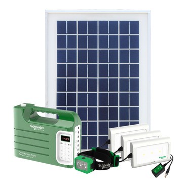 Schneider Homaya Family Solar Home System 18W - 72W | Reliable Solar Power for Your Home