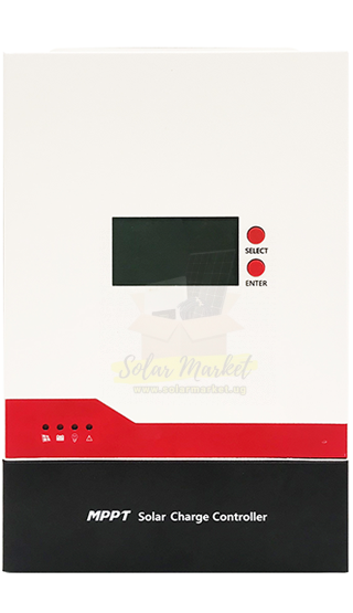 SRNE 60A MPPT Charge Controller for Off-Grid Solar Systems 150VOC 12/24/36/48V Auto-Detect RS485 Communication IP32 (MF4860N15)