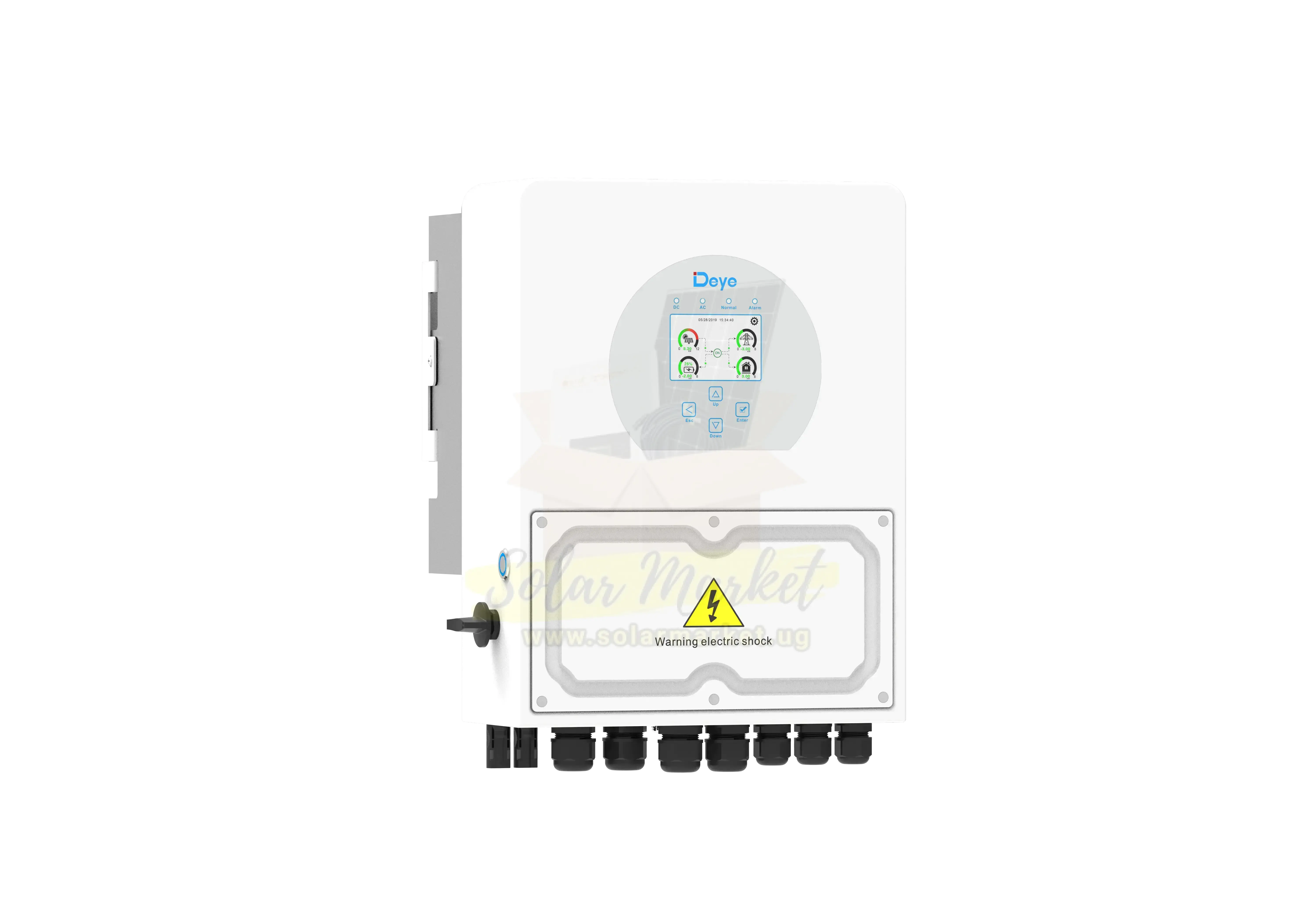 DEYE 3kW Single Phase Hybrid Inverter for Home solar backup and Small business power 48V Battery 230V Output 5-Year Warranty (SUN-3K-SG04LP1-EU)
