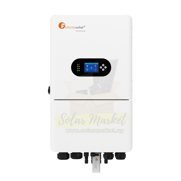 Felicity IVGM16KLP3G1 16kW Hybrid Inverter, Three Phase, 800V, Max MPPT 800V, Supports up to 25.6kW PV Input, 2 MPPTs, RS485/CAN, WiFi Monitoring, For Three-phase homes, Commercial offices, 5