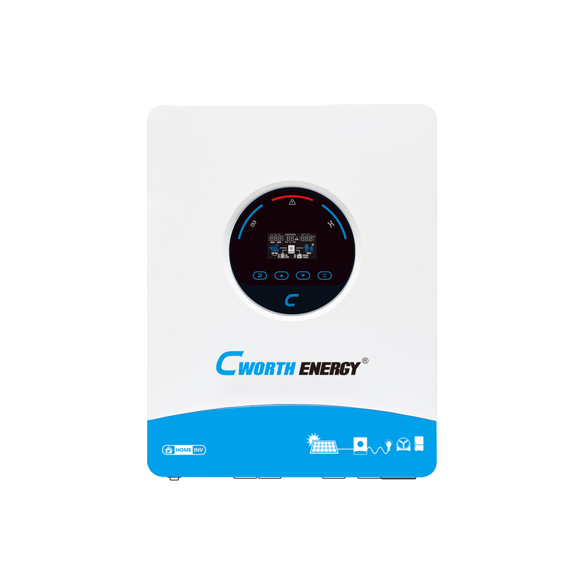 Cworth 4kW Hybrid Inverter for Home and Small Business Backup 24V DC Input 230VAC Output 120A MPPT Parallel up to 12 Units (CE-H4K)