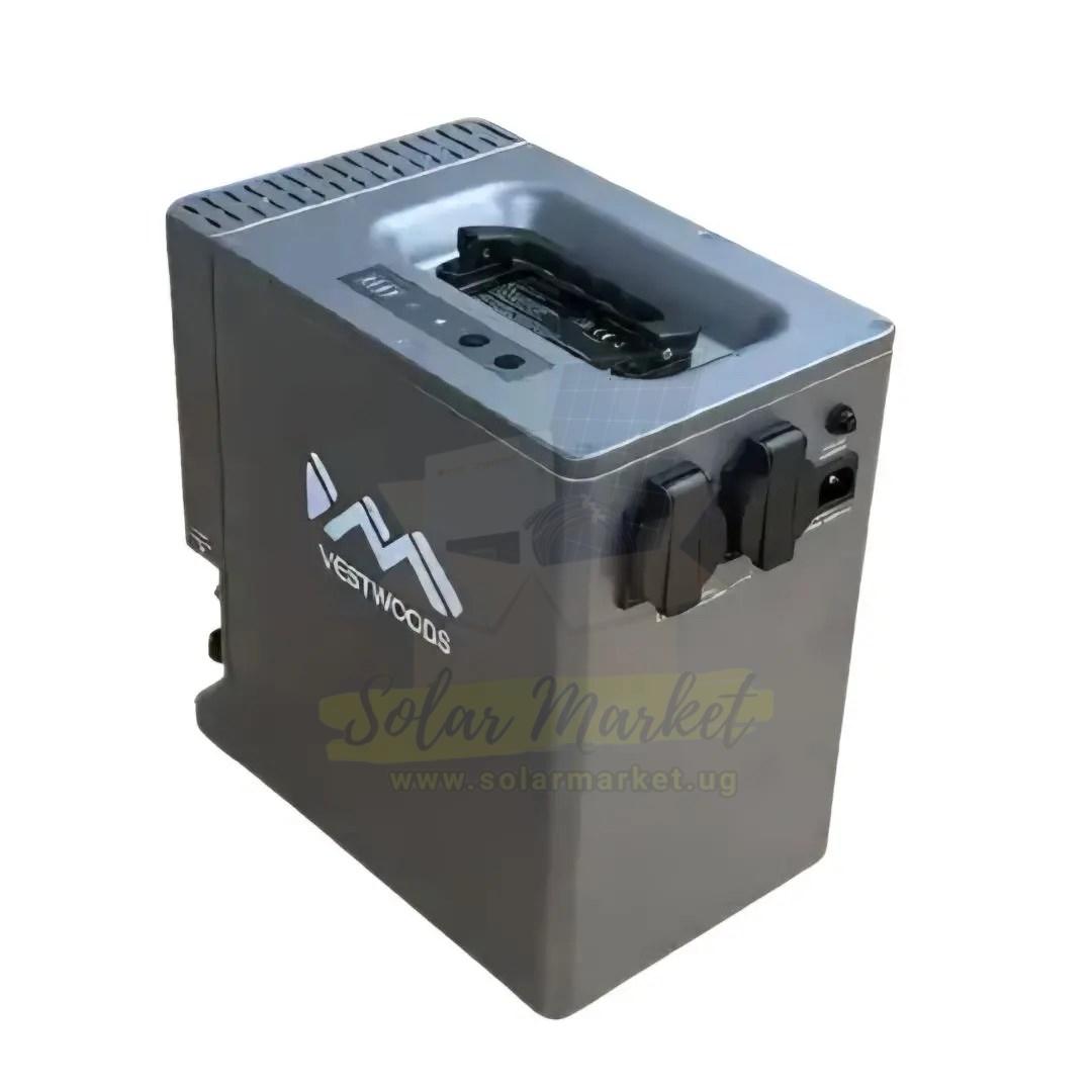 Vestwoods 2kWh 1kW Portable Power Station for Home and Outdoor Backup with LFP Battery 6.4V Nominal Voltage 600W MPPT 220-240VAC Output IP20 (VEPIK-20B)