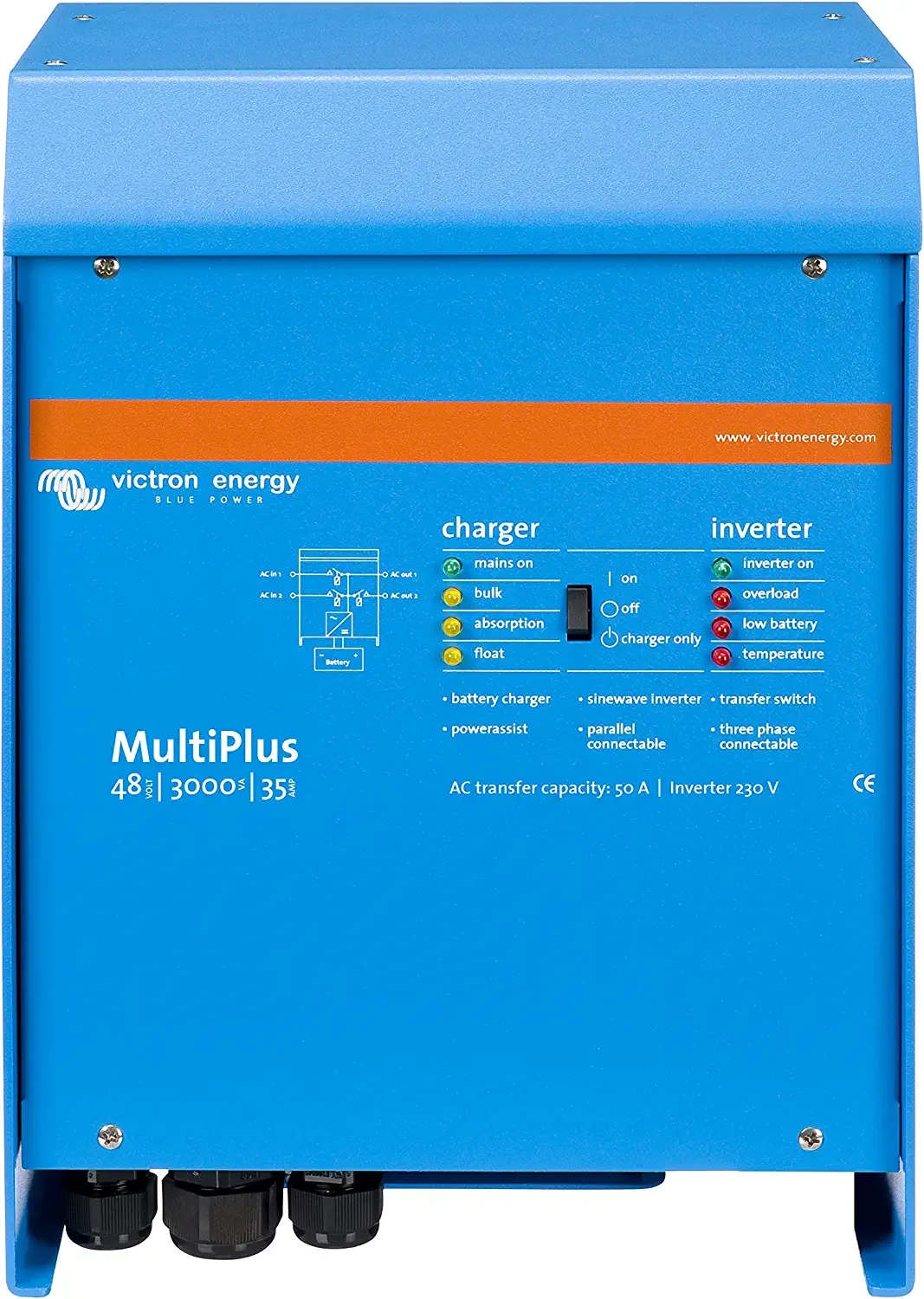 Victron MultiPlus 48/3000/35-50 - 230V VE.Bus Inverter/Charger