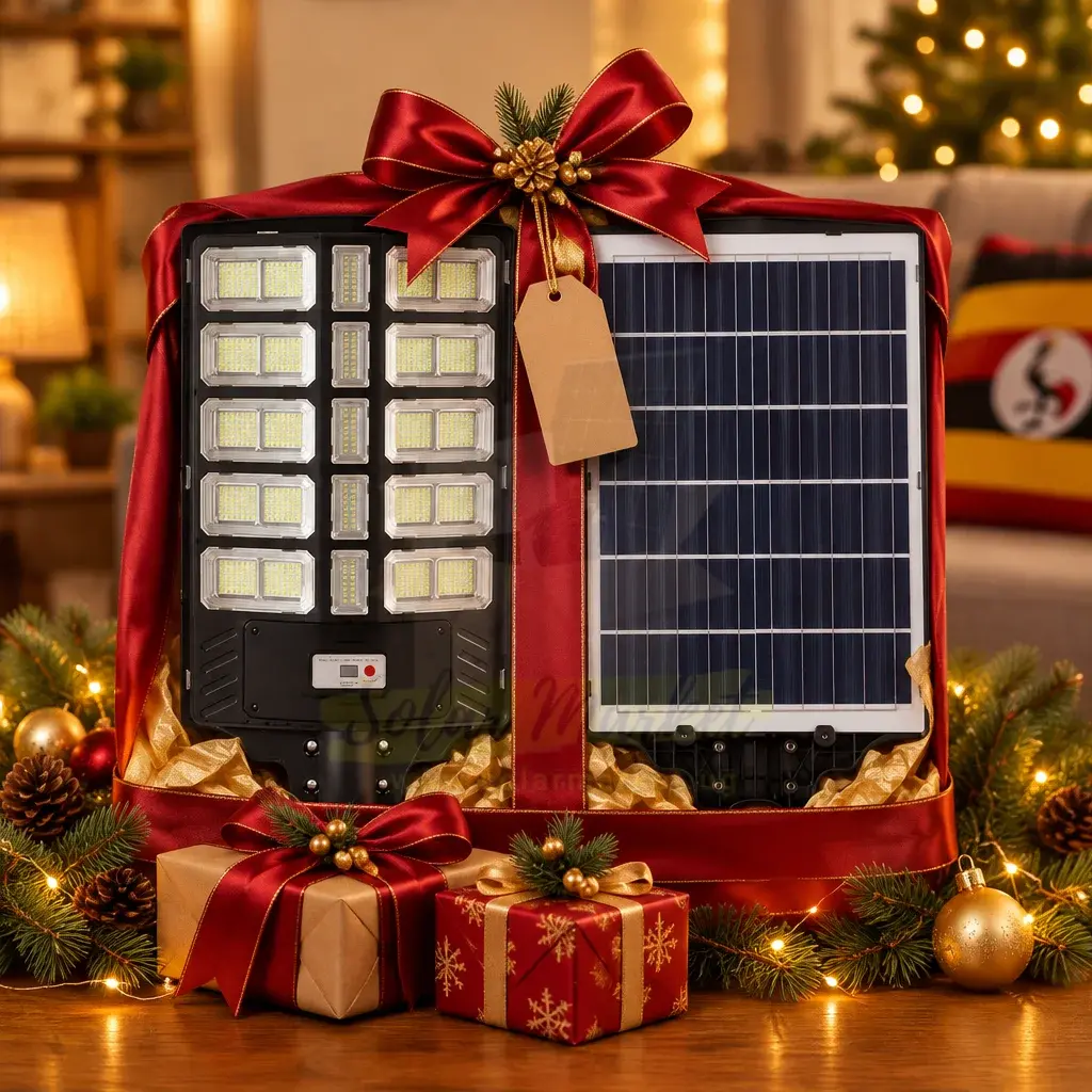 Gift hamper: SRNE 800W Solar Street Light with 20Ah LiFePO4 Battery and 2