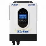 Sukam 2kVA/1800W Hybrid Inverter for Home and Small Business Backup 12VDC 230VAC Output 80A MPPT 170-280VAC UPS Range LCD Display RS485 Communication (FX2000-12S)