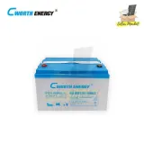 Cworth Deep Cycle Gel Battery 100Ah 12V For Reliable Solar Power Safe Long Lasting