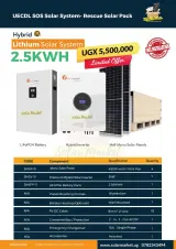 2.5Kwh Complete Lithium Home Solar System Kit 25Kwh 3kW Reliable Off Grid Power For Uganda