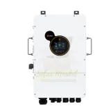 SRNE 12kW Hybrid Inverter for Home and Small Business Backup 48V 230/400VAC Three-Phase Dual MPPT 200-650VDC 260A Hybrid Charging Expandable to 6 Units IP65 5-Year Warranty (HESP48120H3)