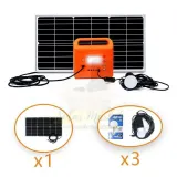 Portable Solar Kit With Lights And Power Bank Sdcm 0310
