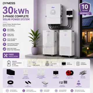 Dyness Complete Solar System for Commercial and office and Light industrial (30kwh 3phase)