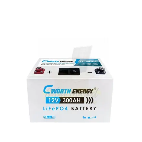 Cworth 3.84kWh 12.8V Lithium Solar Battery for Home Solar Storage with 150A Max Current, 3200 Cycle Life, IP21, Up to 4 Parallel (CE-GCL-12300)