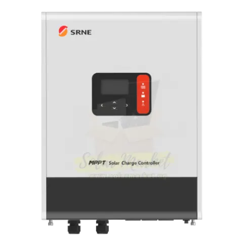 SRNE 6kW Dual MPPT 48V 100A MPPT Charge Controller for Off-Grid Solar Systems 500VOC+500VOC 80-450V MPPT Range 1-16 Units Parallel Bluetooth RS485 CAN (MF48100N50)