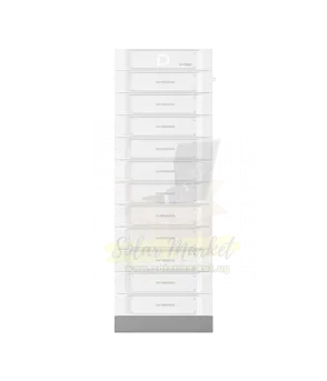 Dyness 5.12kWh 51.2V 100Ah LiFePO4 (LFP) Rack Battery For Residential Backup 95% DoD RS485/CAN Cable-free stacking 28000+ Cycles 10-Year Warranty (STACK100 HIGH VOLTAGE)