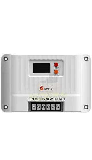 SRNE 20A MPPT Charge Controller for Off-Grid Solar Systems 12/24V 60VOC 260-1600W PV Input IP32 (Shiner2420)