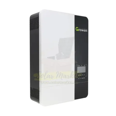 Growatt 5kVA 5000W Hybrid Inverter for Home and Small Business Backup 48VDC 230VAC Output MPPT 120-430VDC Expandable to 6 Units IP20 (SPF-5000-ES)