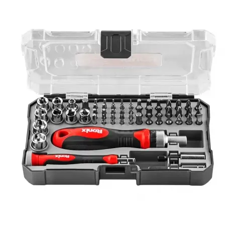 Ronix 56 Piece Precision Screwdriver Bit Set Rh 2717 Tackle Any Disassembly Repair Project