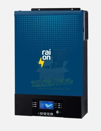 Raion J5 5kVA Hybrid Solar Inverter Wi Fi Enabled MPPT 6000W Charger Officially By Collective Energy Africa