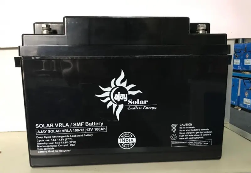 Ajay 100Ah 12V Sealed Maintenance Free Solar Battery