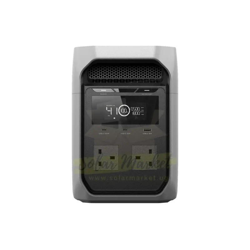 Ecoflow DELTA 3 Classic 1kWh Portable Power Station for Home Backup and Outdoor Use 1800W AC Output 120V 10ms UPS LFP Battery 5-Year Warranty