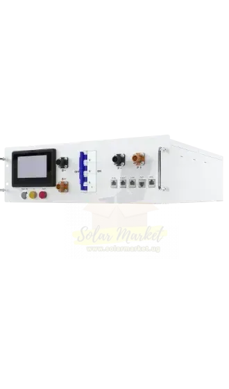 SRNE 61.4kWh 614.4V 100Ah LiFePO4 KET60A Rack Battery For Small Commercial Backup, Small Office Backup Power 95% DoD CAN/RS485/WIFI Rack Mounting 6000 Cycles 10 Year