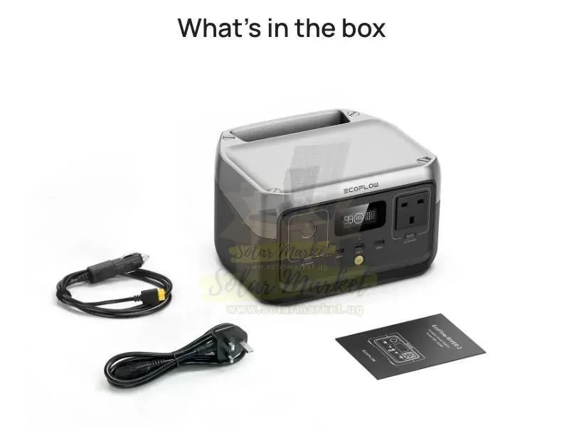 EcoFlow RIVER 2 256Wh LiFePO4 Portable Power Station for Outdoor and Emergency Backup, 600W Max Device Power, Bluetooth