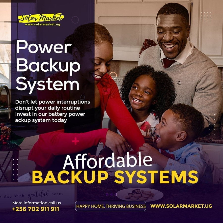 Apartment Battery Power Backup system solar market uganda