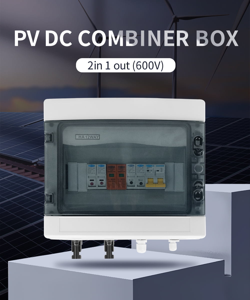 PV DC Combiner box 2in1